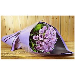 MD15   紫色玫瑰 母親節花束